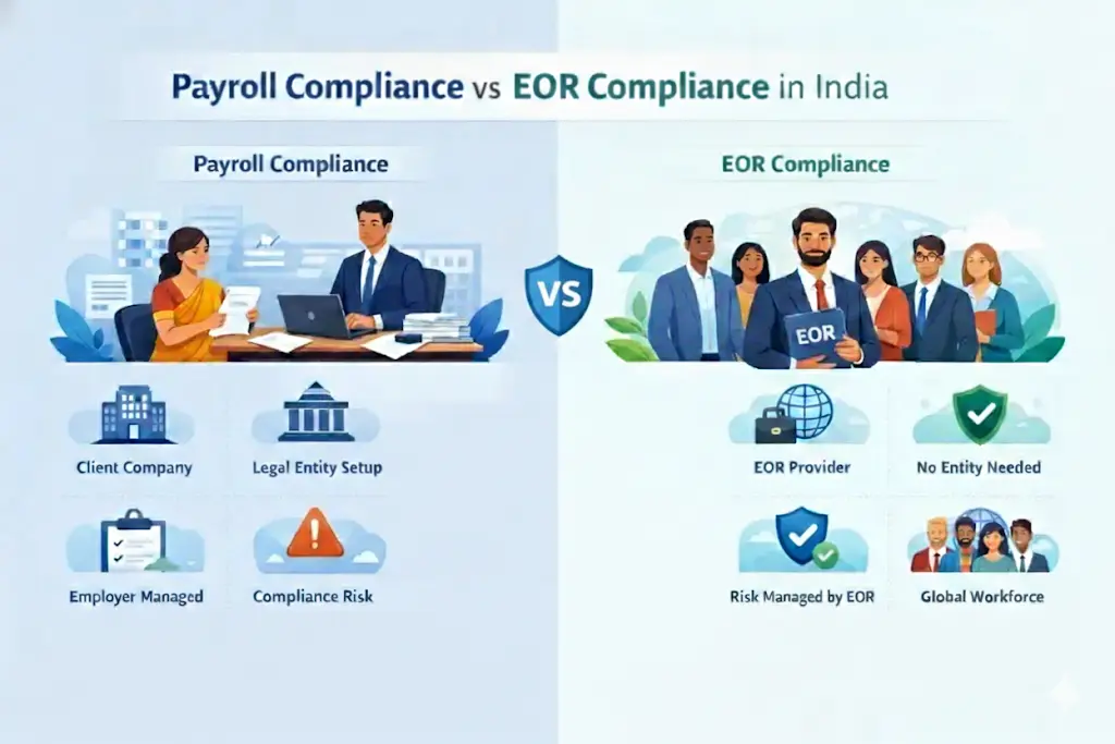 Payroll Compliance vs EOR Compliance india
